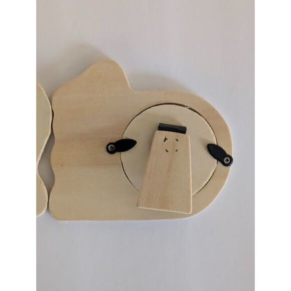 RARE! Disney Giftco Inc ~ 1 Mickey & 1 Minnie Mouse Stand Up Wooden Photo Frame - Picture 9 of 11